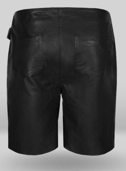 Leather Cargo Shorts Style # 377 : LeatherCult: Genuine Custom Leather ...