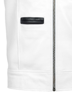 (image for) White The Dragon Leather Jacket