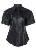 (image for) Leather Shirt Half Sleeves #3