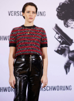 (image for) Claire Foy Leather Pants