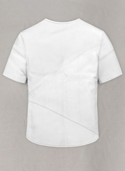 (image for) White Renoir Leather T-Shirt