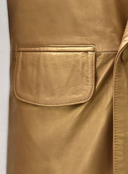 Golden Hugh Jackman The Prestige Leather Long Coat : LeatherCult ...