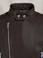 (image for) Shotgun Brown Moto Leather Jacket