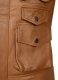 Soft Hunter Tan Washed & Wax Leather Jacket # 235