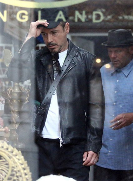 Robert Downey Jr. Leather Jacket #3 Robert Downey Jr. Leather Jacket #3