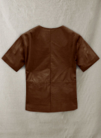 (image for) Light Weight Unlined Brown Leather T-shirt