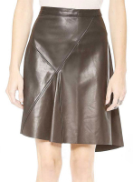 (image for) Breeze Flare Leather Skirt - # 422