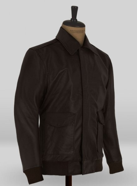 (image for) Steve Carell Welcome to Marwen Bomber Leather Jacket