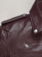 (image for) Burgundy Emilia Clarke Last Christmas Leather Jacket