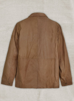 (image for) Washed Brown Leather Jacket #92 - XL Regular