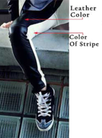 (image for) Twin Side Leather Pants
