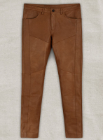 Log Cabin Brown Wax Noach Leather Pants : LeatherCult: Genuine