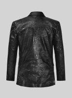 (image for) Croc Black Leather Blazer