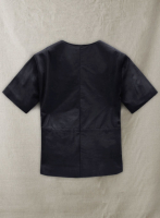 (image for) Light Weight Unlined Deep Blue Leather T-shirt