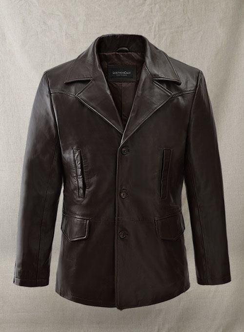 Aaron Eckhart Love Happens Leather Trench Coat - Click Image to Close