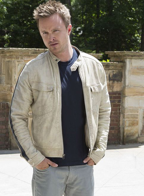 (image for) Aaron Paul Need For Speed Leather Jacket - Click Image to Close