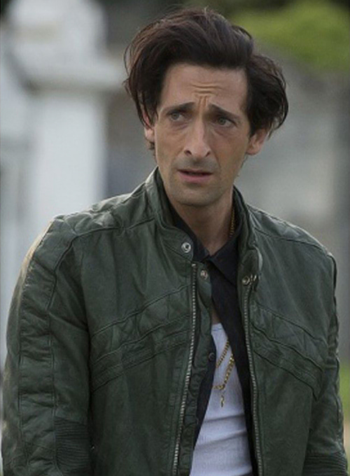 (image for) Adrien Brody American Heist Leather Jacket - Click Image to Close