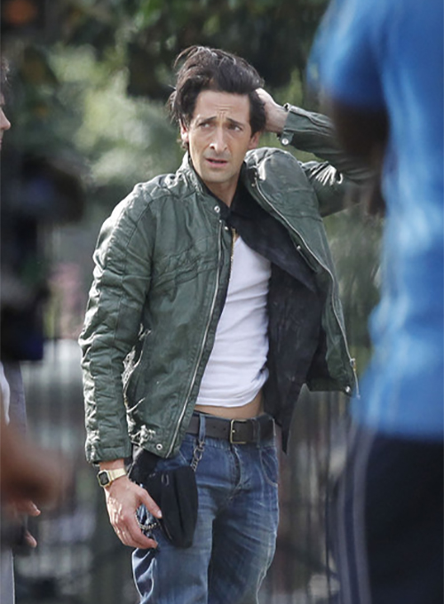 (image for) Adrien Brody American Heist Leather Jacket - Click Image to Close