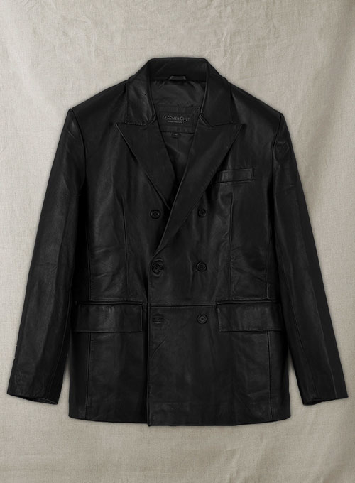 (image for) Adrien Brody Leather Blazer - Click Image to Close