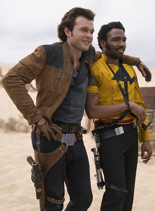 (image for) Alden Ehrenreich Solo: A Star Wars Story Leather Jacket - Click Image to Close