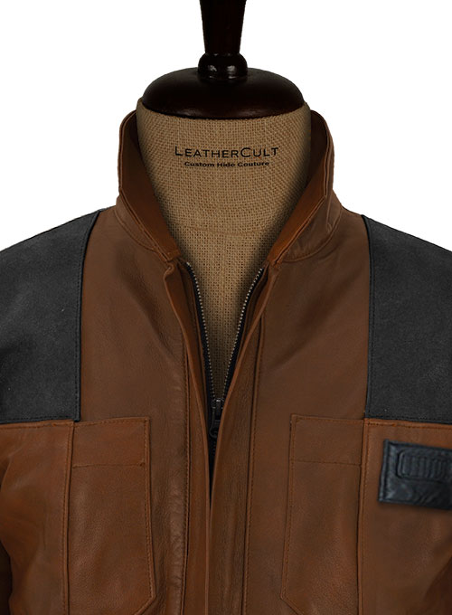 (image for) Alden Ehrenreich Solo: A Star Wars Story Leather Jacket - Click Image to Close