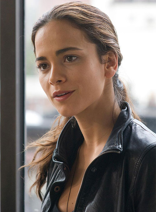 (image for) Alice Braga I Am Legend Leather Jacket - Click Image to Close