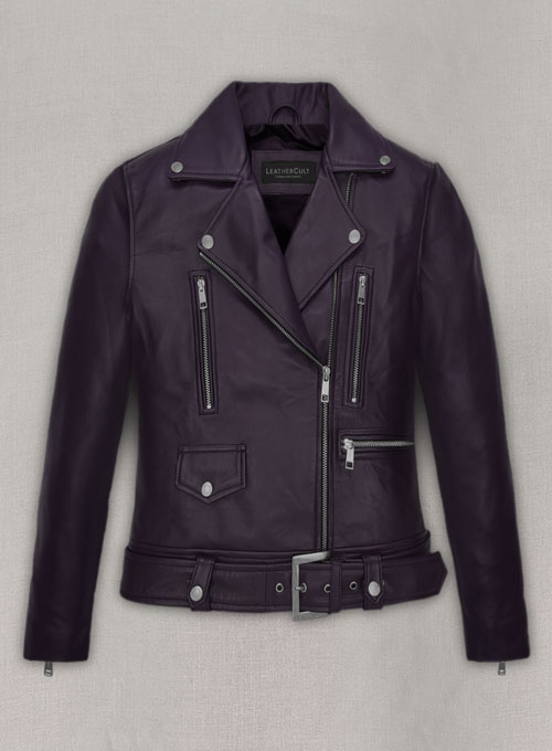 (image for) Alicia Vikander Leather Jacket - Click Image to Close
