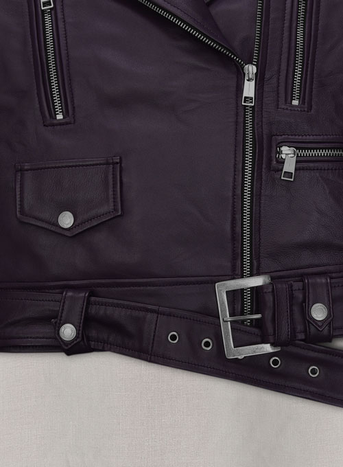 (image for) Alicia Vikander Leather Jacket