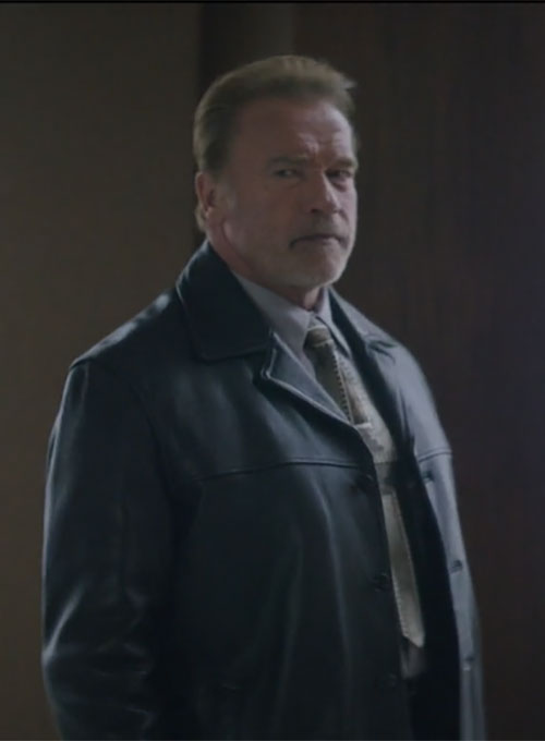 (image for) Arnold Schwarzenegger Aftermath Leather Jacket