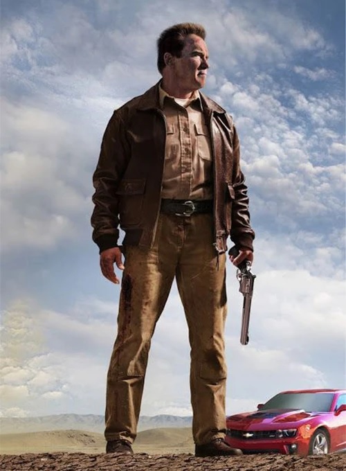 (image for) Arnold Schwarzenegger The Last Stand Leather Jacket - Click Image to Close