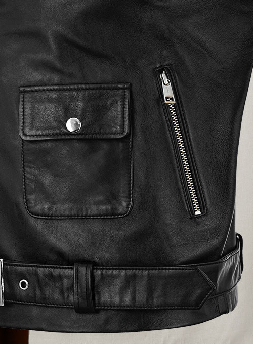 (image for) Basic Studded Leather Jacket - Click Image to Close