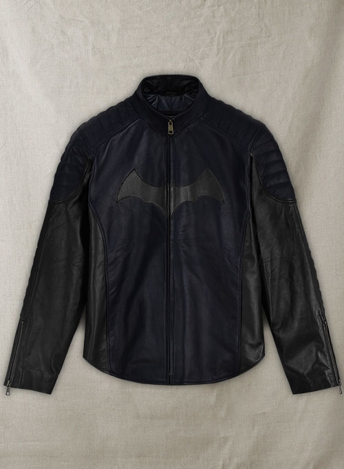 (image for) Batman Begins Christian Bale Leather Jacket - Click Image to Close