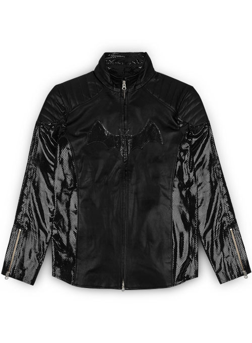 Thick Goat Black Batman Begins Christian Bale Leather Jacket