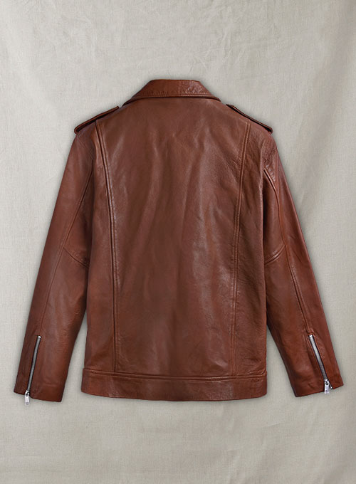 (image for) Beast Tan Biker Leather Jacket