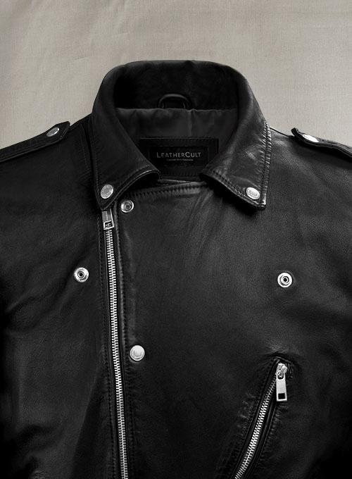 (image for) Beast Black Biker Leather Jacket