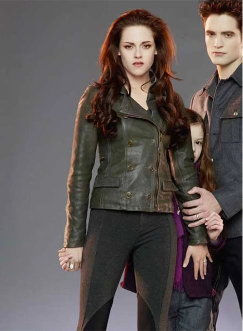 (image for) Kristen Stewart Breaking Dawn Leather Jacket - Click Image to Close