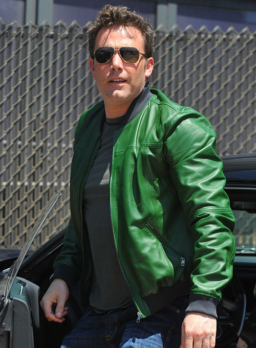 (image for) Ben Affleck Leather Jacket - Click Image to Close