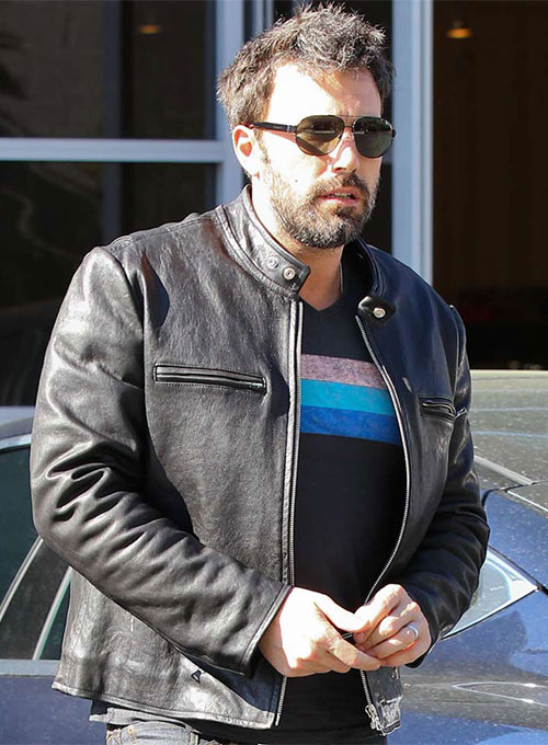 (image for) Ben Affleck Leather Jacket #2 - Click Image to Close