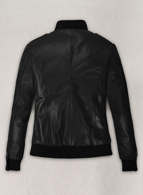 Black Amy Adams Leather Jacket