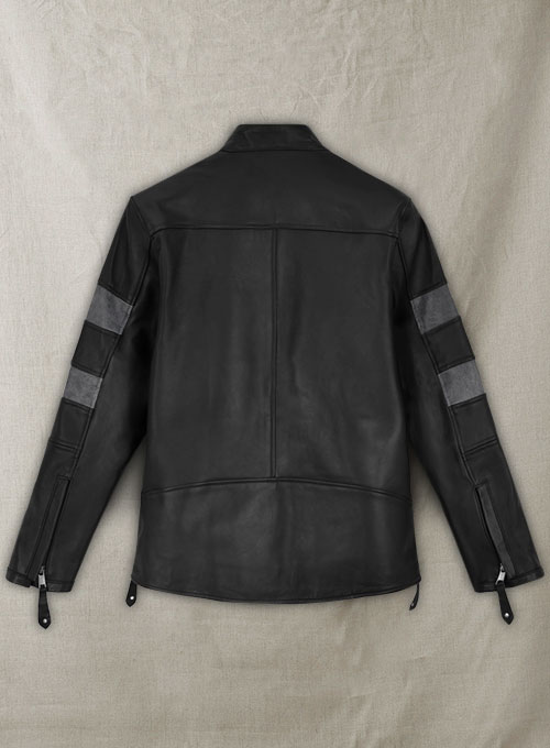Black Keanu Reeves Leather Jacket - Click Image to Close