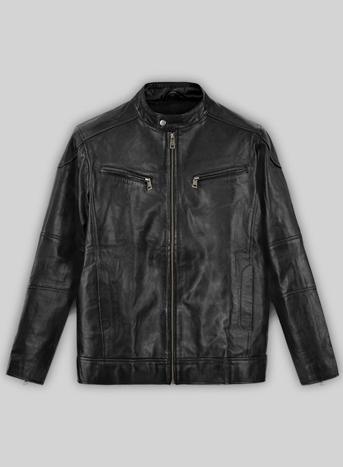Black Jake Gyllenhaal Enemy Leather Jacket - Click Image to Close