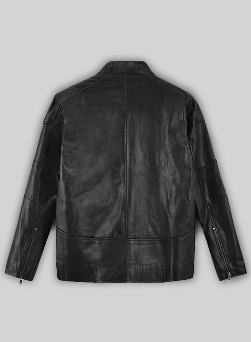 (image for) Black Jake Gyllenhaal Enemy Leather Jacket - Click Image to Close