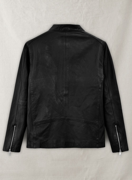 (image for) Motorad Black Biker Leather Jacket