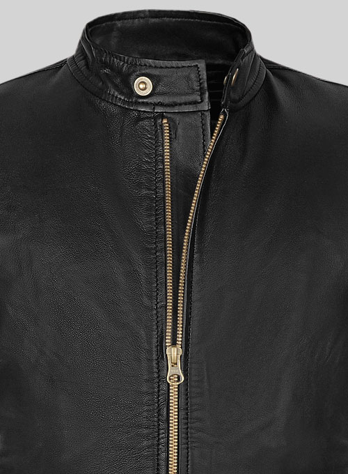 Black Zac Efron Baywatch Leather Jacket - Click Image to Close