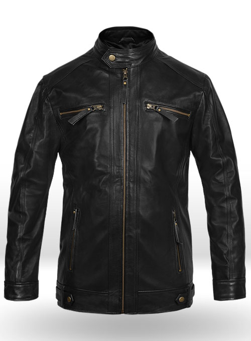 (image for) Black Leather Jacket # 660