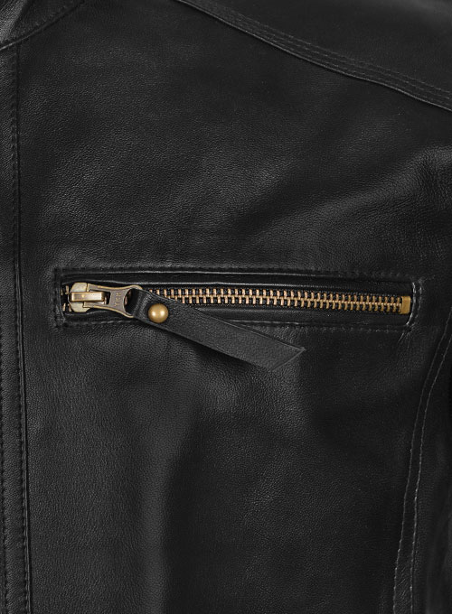 Black Leather Jacket # 660 : LeatherCult: Genuine Custom Leather Products,  Jackets for Men & Women