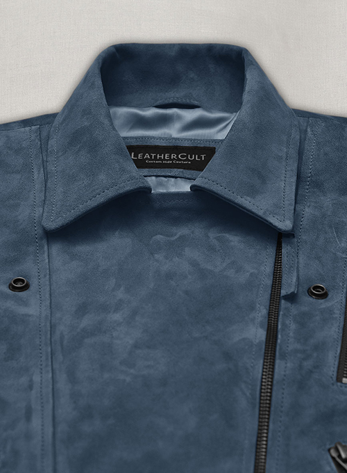 Blue Suede Vanessa Hudgens Leather Jacket #3