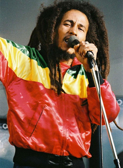 (image for) Bob Marley Leather Jacket - Click Image to Close