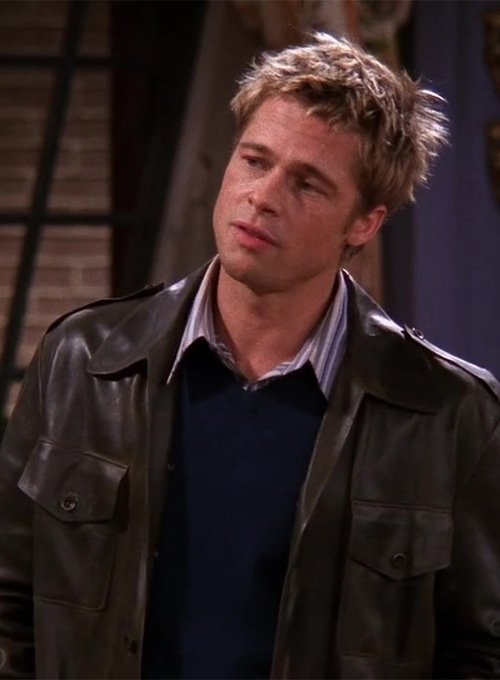 (image for) Brad Pitt Friends Season 8 Leather Jacket