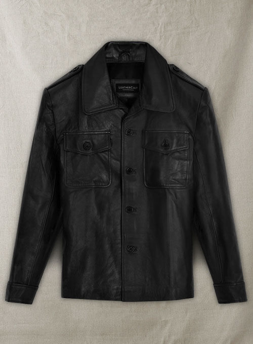 (image for) Brad Pitt Friends Season 8 Leather Jacket - Click Image to Close